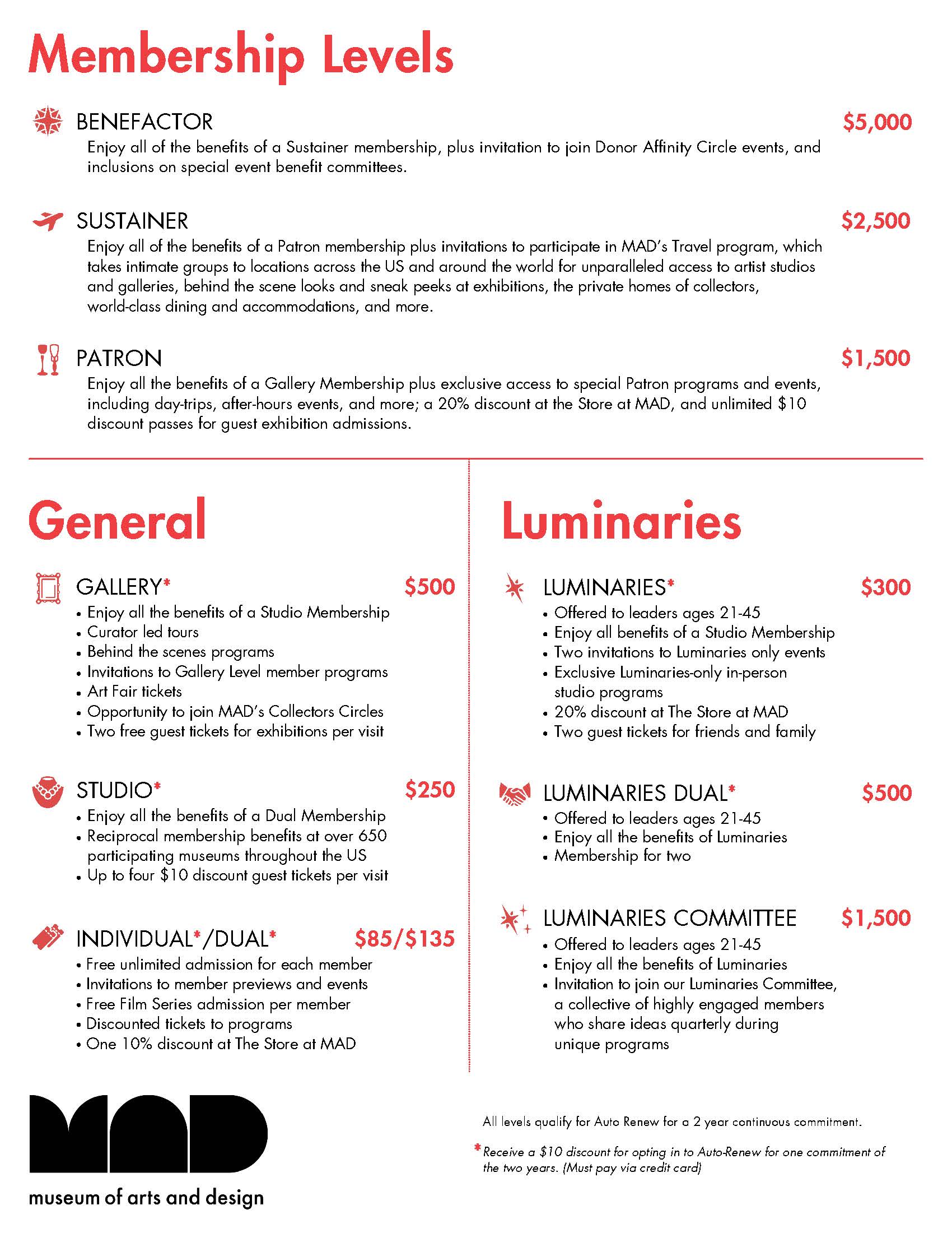 Membership Enrollment form, bullets version page 2