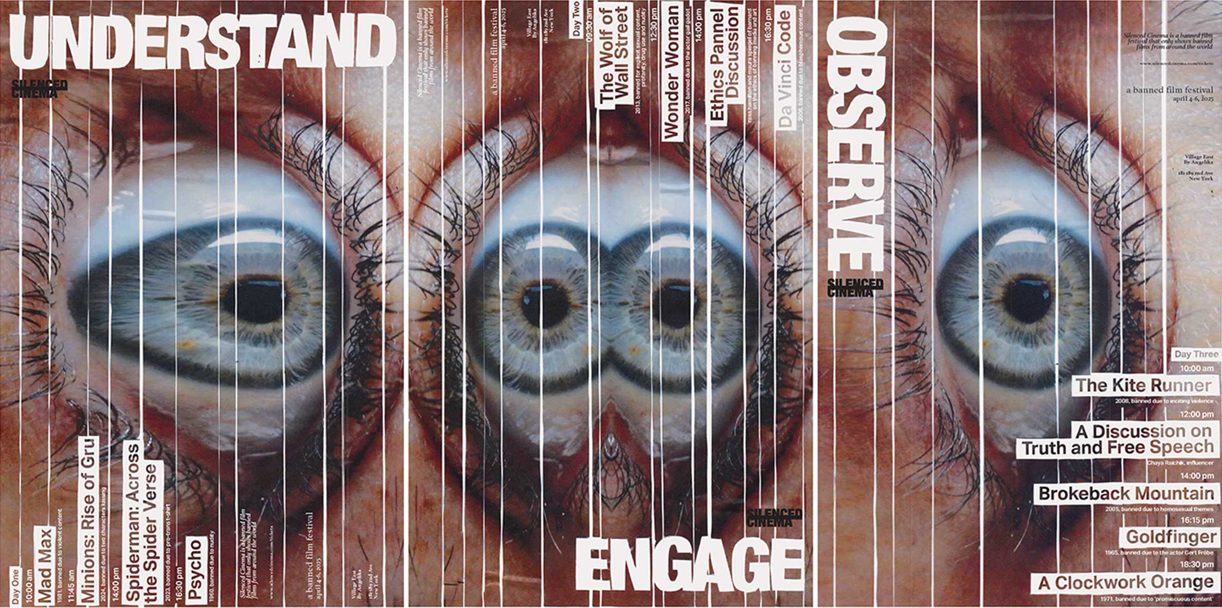 Typography Triptych full poster